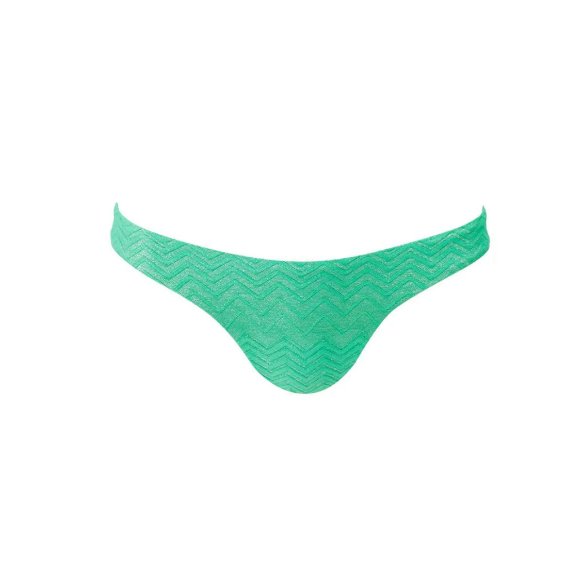 Prague Bikini Bottom Zigzag Green