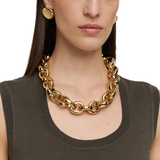 Medium Bean Earrings Gilded Gold