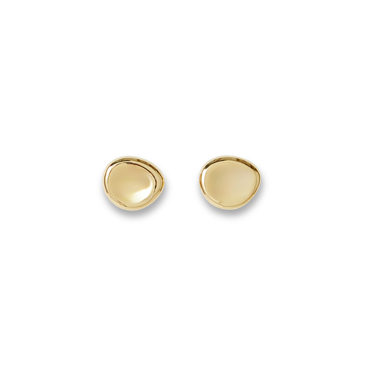 Medium Bean Earrings Gilded Gold