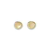 Medium Bean Earrings Gilded Gold