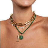 Little Swimmer Necklace Green