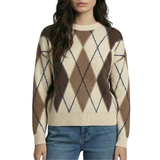 Round Neck Jumper Diamond Cream