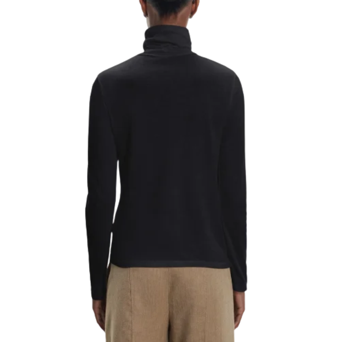 Black Turtleneck Long Sleeved T-Shirt