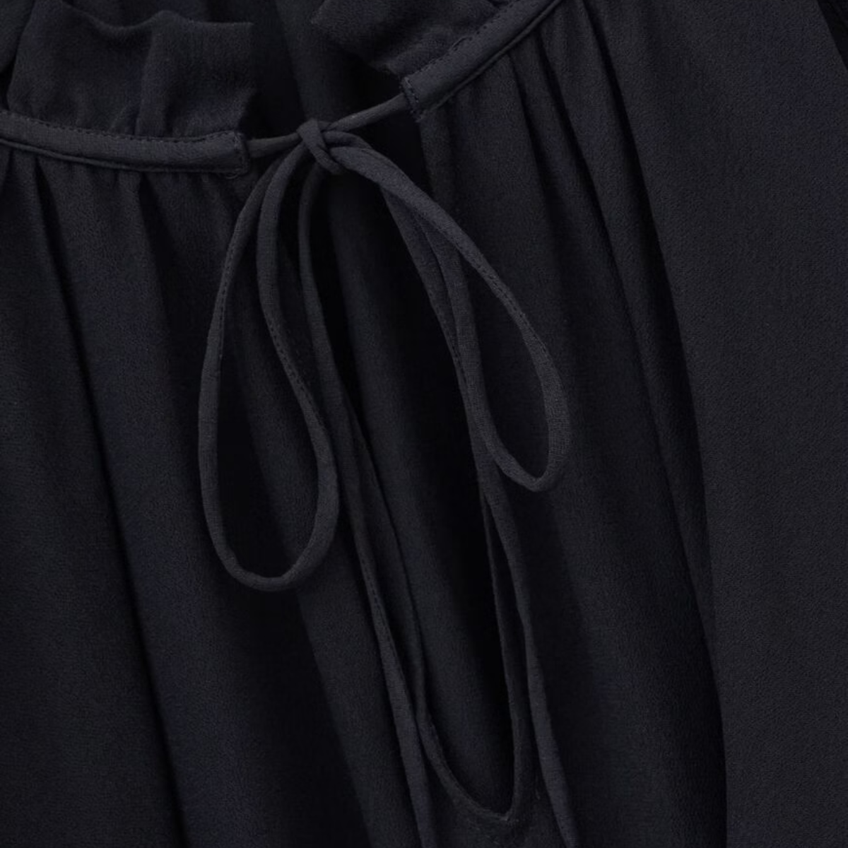 Betty Black Romantic Blouse
