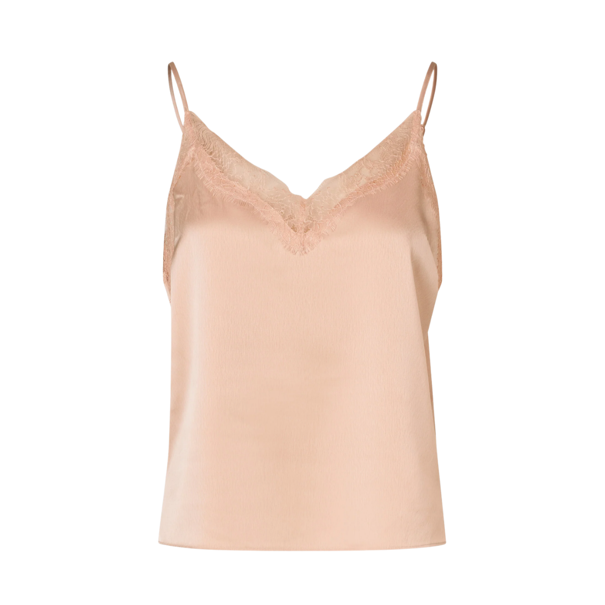 Glimps Lace Tan Strap Top
