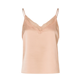 Glimps Lace Tan Strap Top