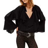 Betty Black Romantic Blouse