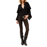 Betty Black Romantic Blouse