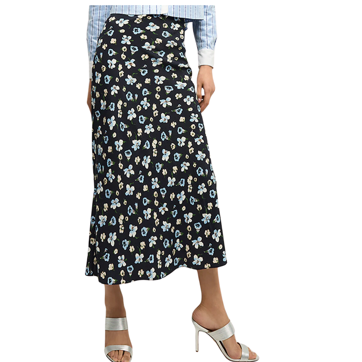 Clover Skirt Navy Multi