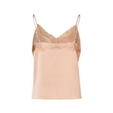 Glimps Lace Tan Strap Top