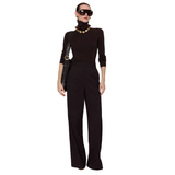 Hawley Espresso Virgin Wool Trousers