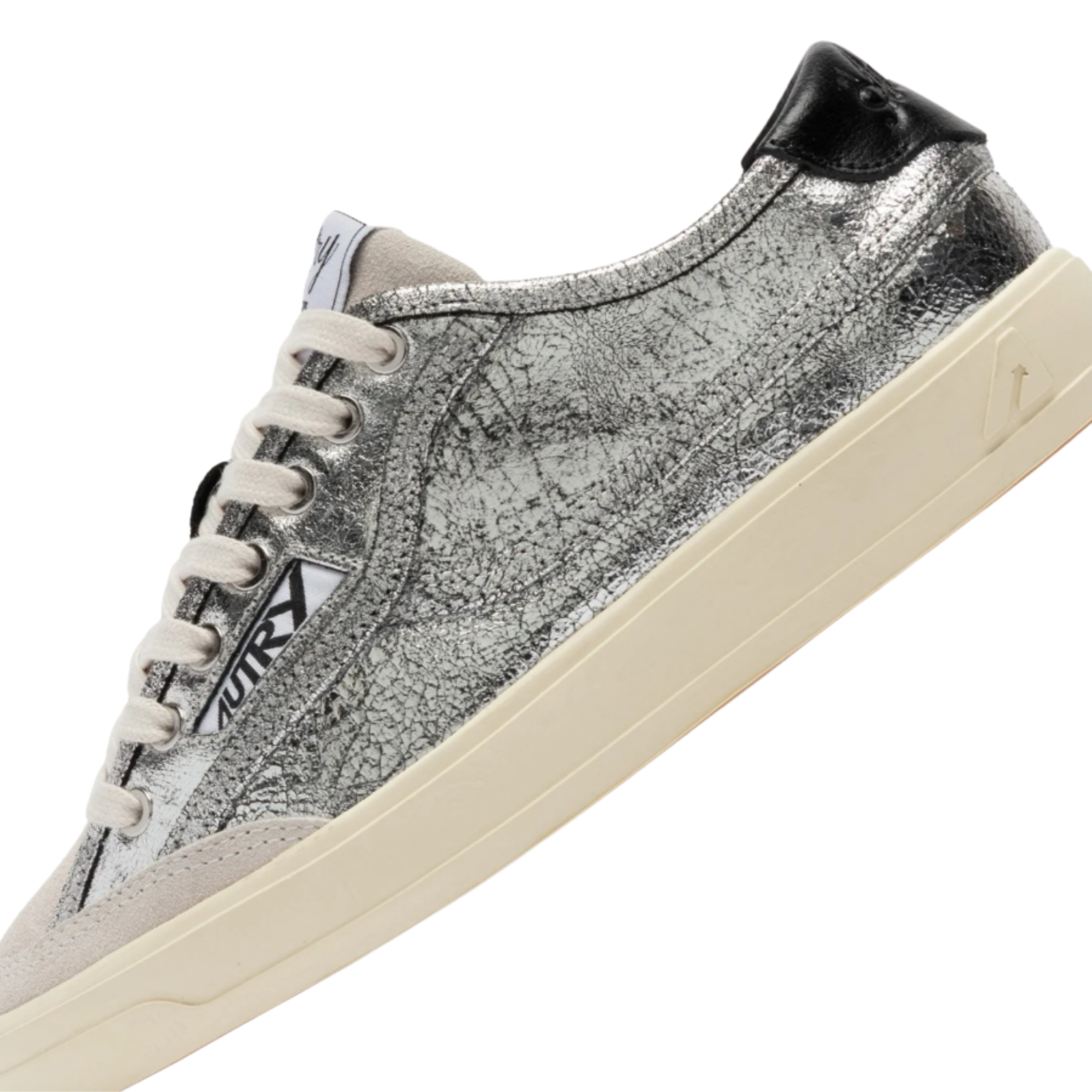 Windscape Silver & Black Trainers