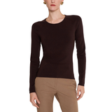 Nali Espresso Silk Stretch Top