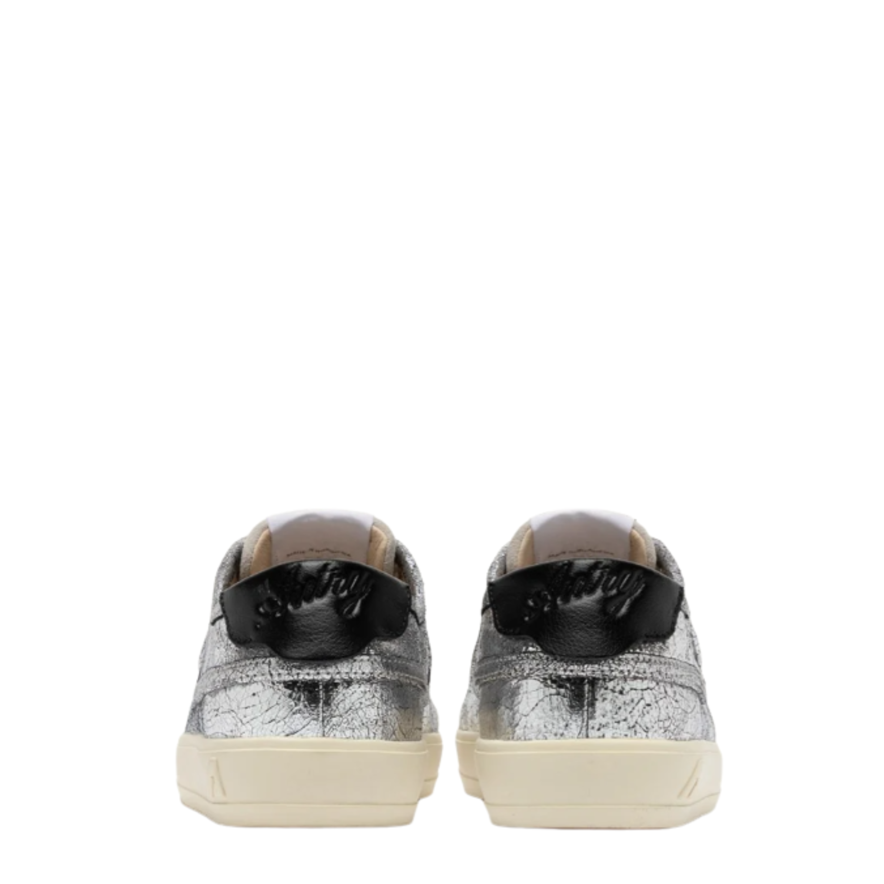 Windscape Silver & Black Trainers