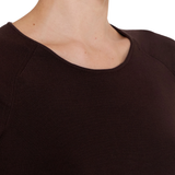 Nali Espresso Silk Stretch Top