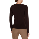 Nali Espresso Silk Stretch Top