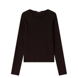 Nali Espresso Silk Stretch Top