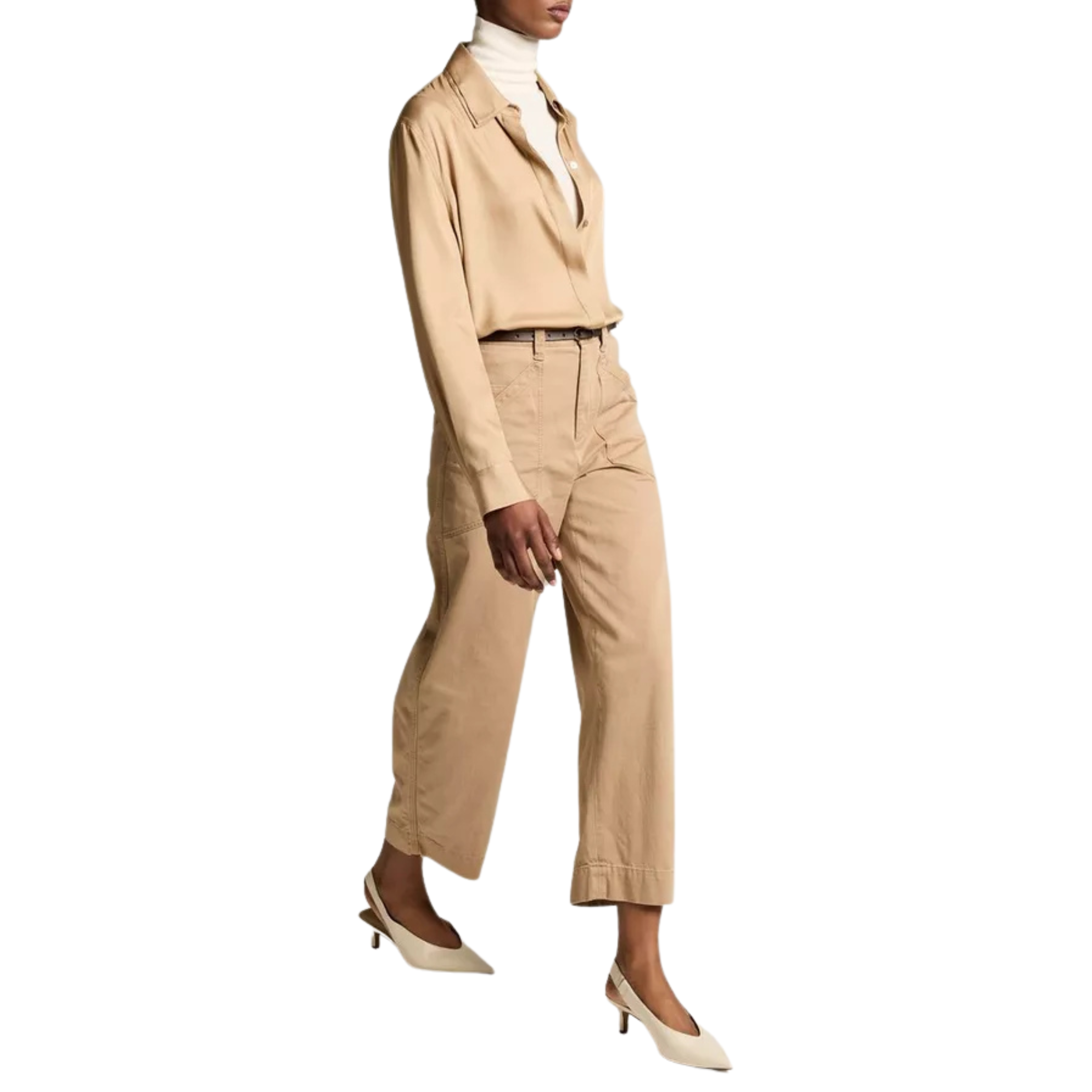Carnello Mid-Rise Utility Pants