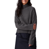 Carmen Funnel Neck Knit Graphite