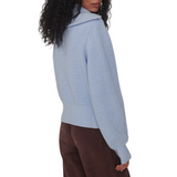 Maura Kentucky Blue Half Zip Sweater