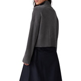 Carmen Funnel Neck Knit Graphite