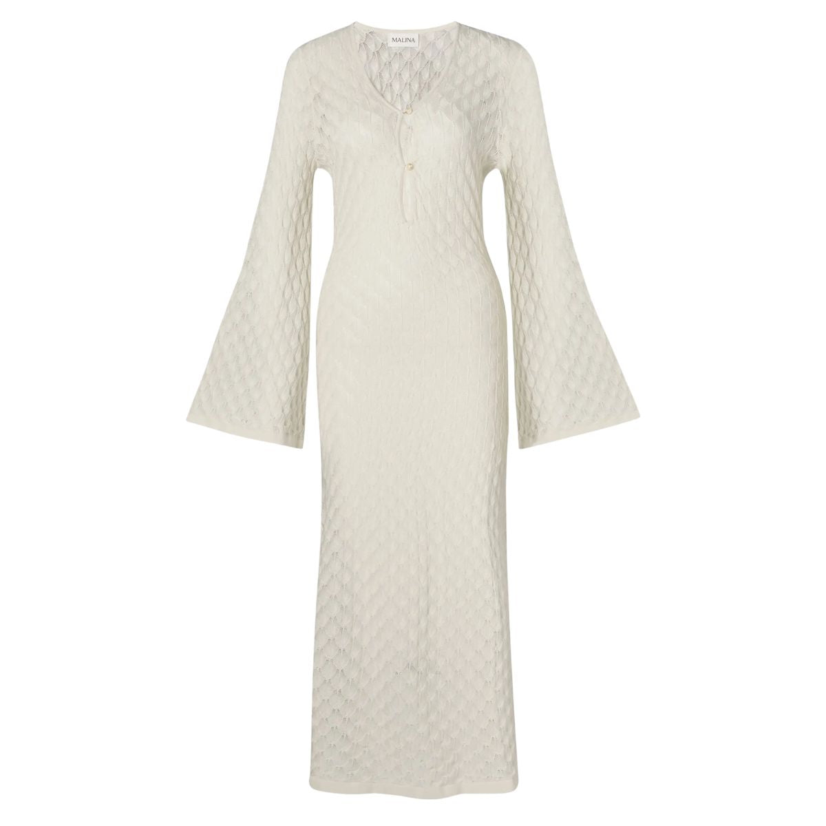 Sylvie Beige Maxi Kaftan