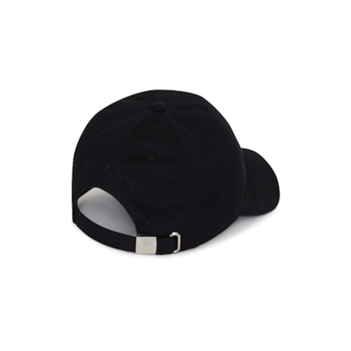 Jeremy Baseball Cap Framed Monogram- Black