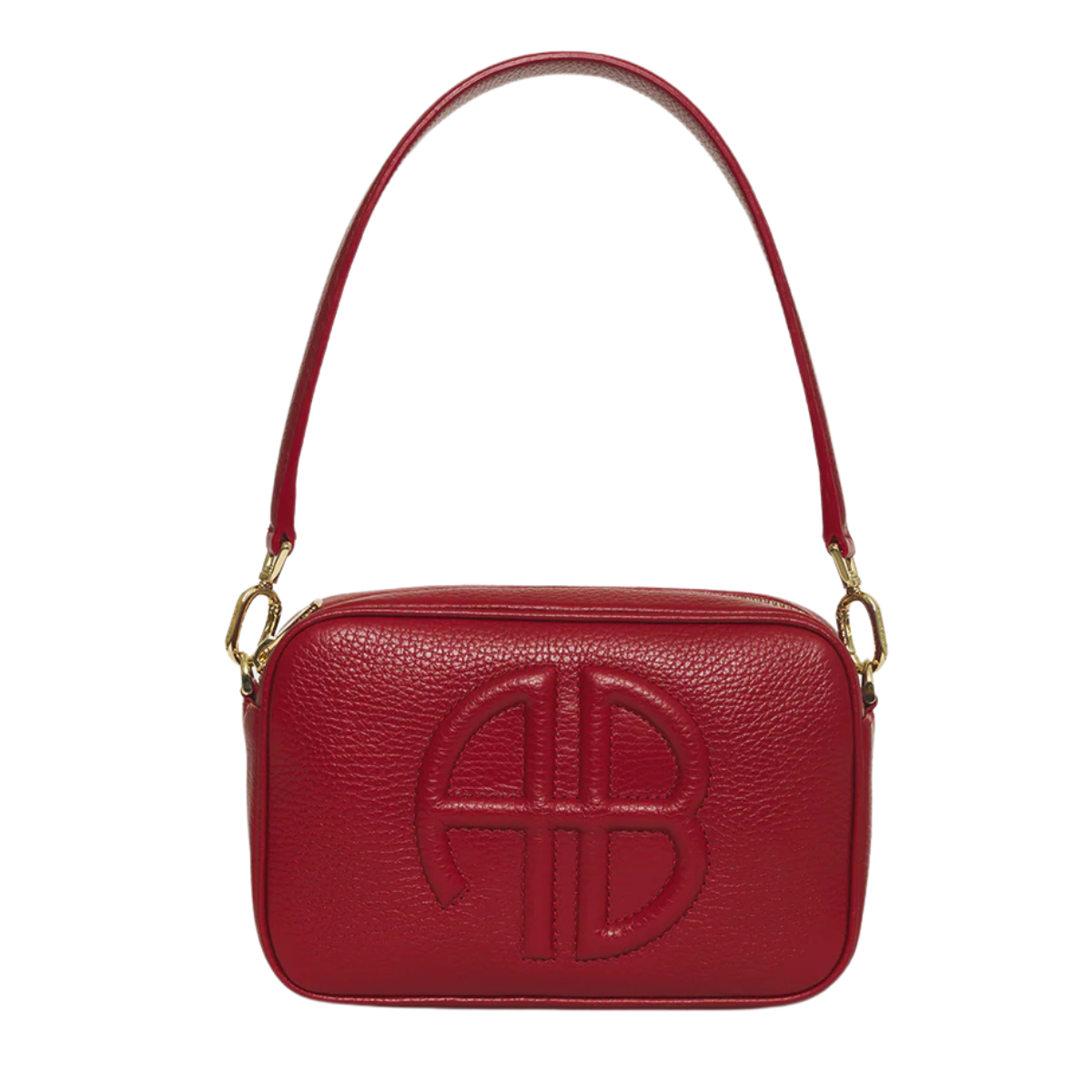 Lili Bag- Red Pebbled