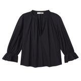The Poet Navy Blouse