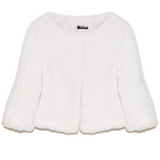 Knitted Rex Jacket White