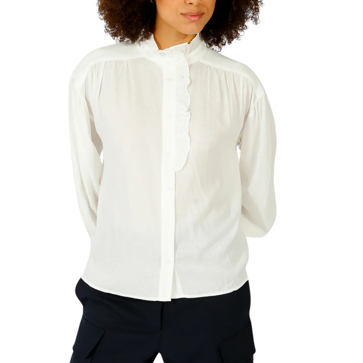 Lamour Blouse White