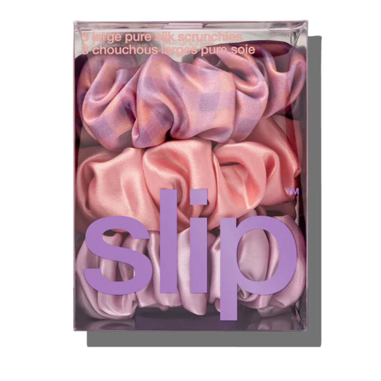 Large Scrunchies- Set of 3 Belleflower