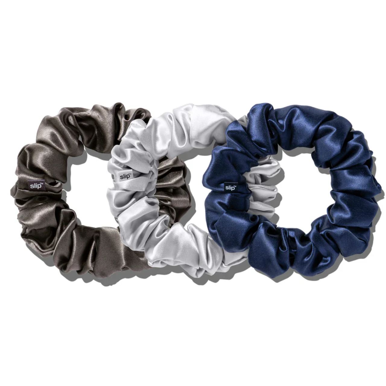 Large Scrunchies- Set of 3 Midnight