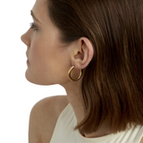 Large Gold Hoop Earrings