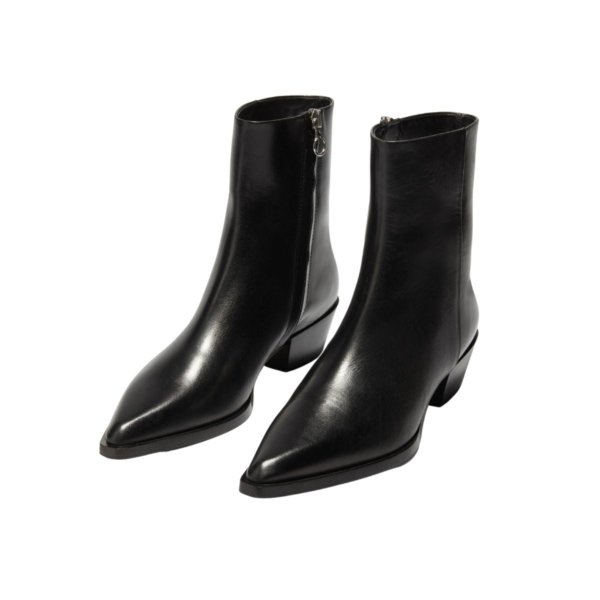 Ruby Calf Leather Boot Black