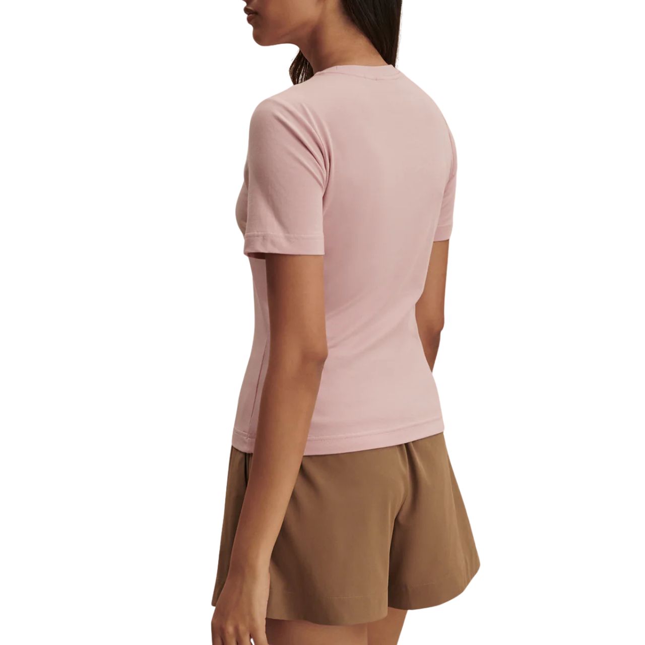 Regina Fitted Tee Zephyr Mauve