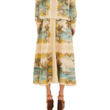 Royal Sea Midi Skirt