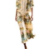 Royal Sea Midi Skirt