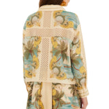 Royal Sea Crochet Shirt