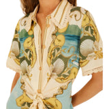 Royal Sea Midi Dress