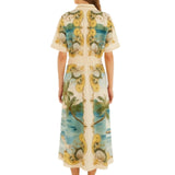 Royal Sea Midi Dress