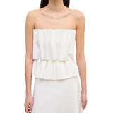 Sculpted Tube Dress White