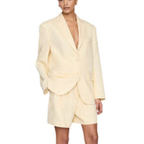 Quinn Blazer Butter Yellow