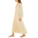 Butter Yellow Maxi Braided Dress