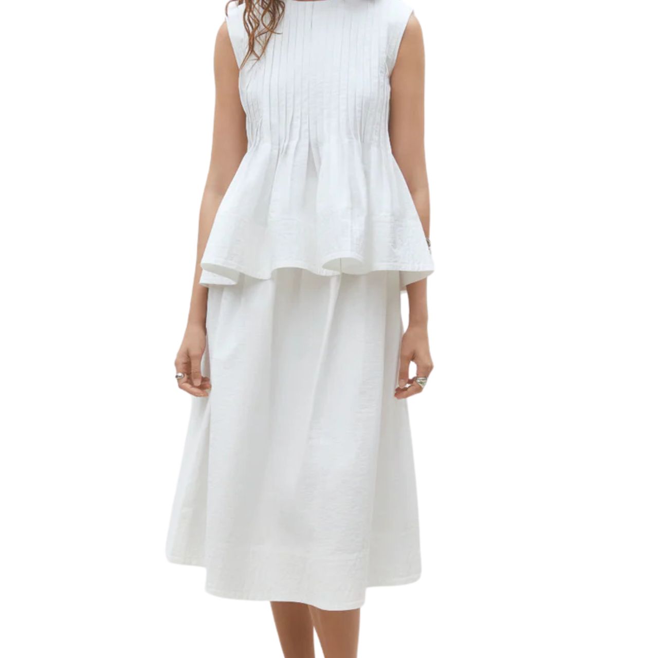 Faye Skirt White