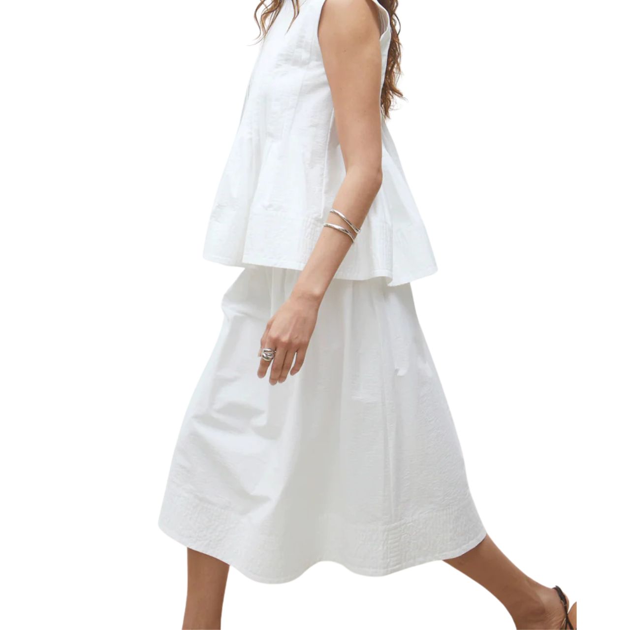 Faye Skirt White