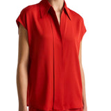 Cap Sleeve Blouse Poppy