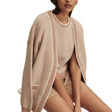 Jenson Stitch Knit Tank Taupe