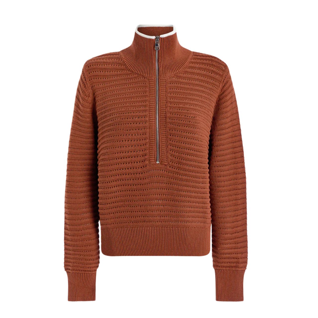 Morwenna Half Zip Maple
