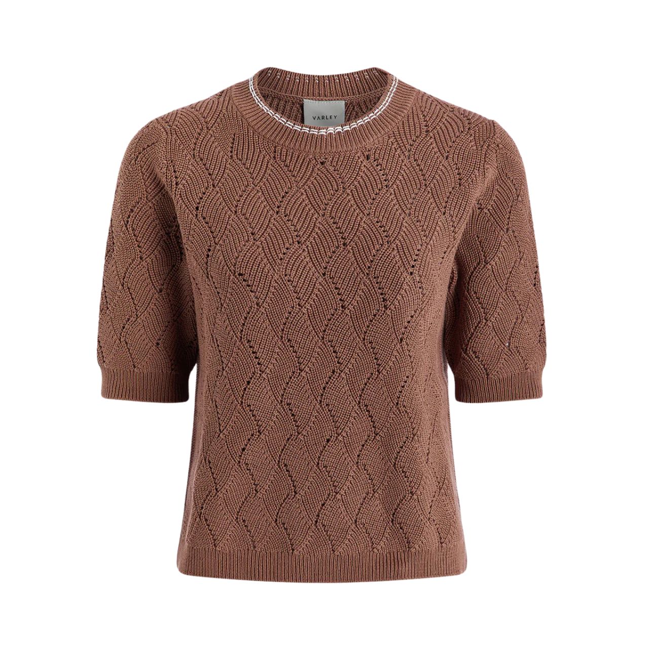 Agathe Knit Top Brown